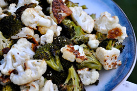 Best Roasted Broccoli & Cauliflower