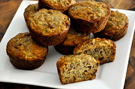 Grain Free Zucchini Muffins