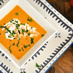 Roasted Red Bell Pepper Soup