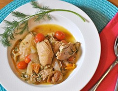 One Pot Chicken Dinner with Fresh Dill