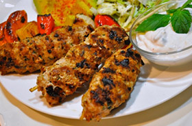 Mediterranean Turkey Kebabs