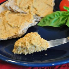 Festive Hummus (Sun-Dried Tomato and Basil)