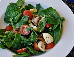 Easy Spinach Salad