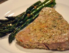 Seasoned Ahi Steak