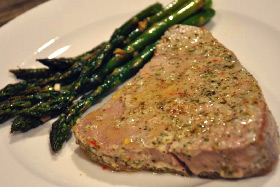 Seasoned Ahi Steak