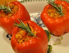 Turkey-Stuffed Bell Peppers