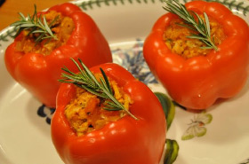 Turkey-Stuffed Bell Peppers