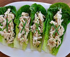 Lemongrass Chicken Lettuce Wraps