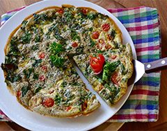 Kale & Tomato Frittata