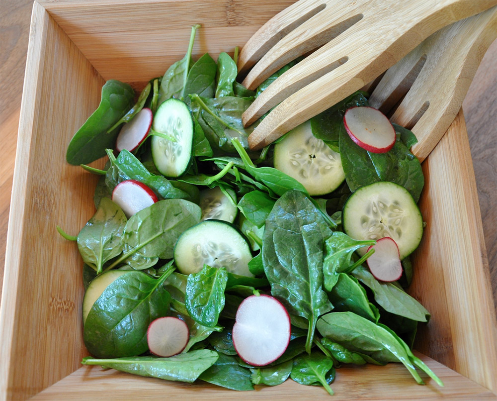 Asian Spinach Salad