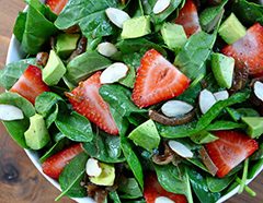 Strawberry Spinach Salad