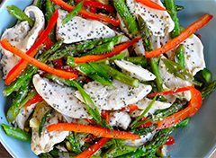 Chicken and Asparagus Stir Fry