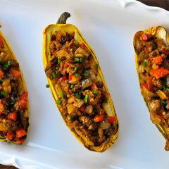 Beef Stuffed Squash Recipe