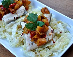 Rainbow Trout with Mango Chutney