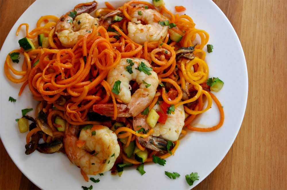 Asian Shrimp and Noodles