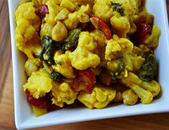 Curried Cauliflower