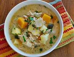 Healthy Chicken Pot Pie Soup