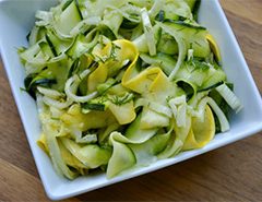 Squash and Fennel Salad