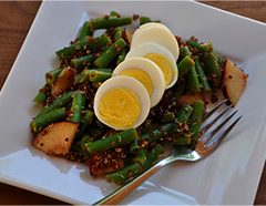 Green Bean, Egg and Quinoa Salad