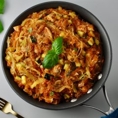 Chicken Spaghetti Skillet