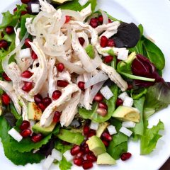 Wine Poached Chicken Salad