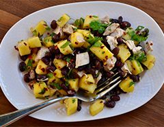 Mango and Black Bean Chicken Salad